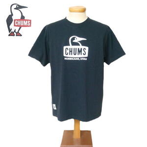 【送料185円】 CHUMS チャムス 半袖Tシャツ Booby Face (S) ブラック / ch01-2278