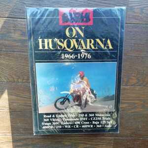 送料込! 未使用品 ON HUSQVARNA 1966-1976 Brooklands Books モトクロスバイク書籍です。 Road&Enduro Motocross ハスクバーナ 絶版本 洋書