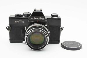 #3509 ミノルタ MINOLTA SRT 101 Black SLR Film Camera 55mm f1.7 [動作確認済]