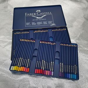 ● FABER-CASTELL● ファーバーカステル/色鉛筆/水彩色鉛筆/60色/ほぼ未使用/アートグリップ/ドイツ製