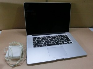 T【4ひ-98】【100サイズ】Apple MacBook Pro 2015 15インチ Retina/ノートパソコン PC/簡易動作確認済/※汚れ有