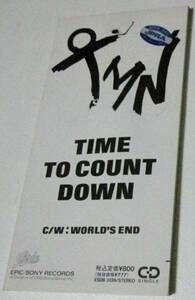 TMNシングルCD☆TIME TO COUNT DOWN/WORLD