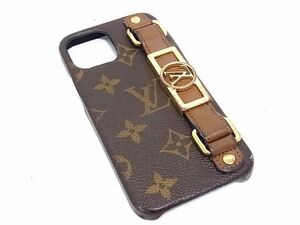 LOUIS VUITTON ルイヴィトン M69782 モノグラム バンパー ドーフィーヌ iPhone12/12Pro 対応 アイフォンケース ブラウン系 FC5996