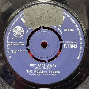 ◆1円開始!◆UKorg7”s!◆THE ROLLING STONES◆NOT FADE AWAY◆