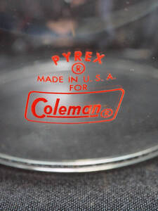 Coleman コールマン PYREX パイレックス　ビンテージ　グローブ レッドレター 赤文字 200 200A 200B 201 202 242に使えます 3