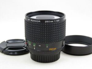 [22455V2]★新品級美観★MINOLTA RF ROKKOR 250mm F5.6