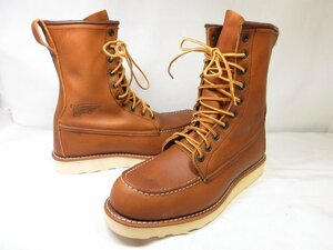 未使用品 【レッドウィング RED WING SHOES】 877 羽タグ ロングアイリッシュセッター ブーツ (メンズ) size26 ブラウン系 ■30MZA5839■