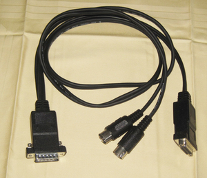 ★YAMAHA MDC-01 MIDI ADAPTOR CABLE 5pinX2 15pinX2 ケーブル★OK!!!★