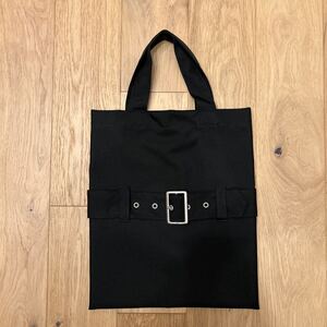 black market COMME des GARCONS トートバッグ ベルト コム デ ギャルソン 企画 限定 TOTE BAG BLACK ブラック