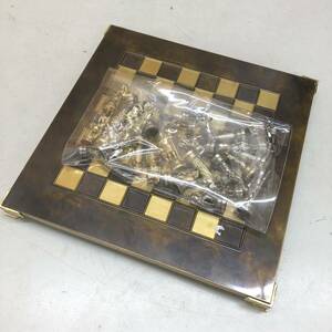 チェス メタル製 金属 ボードゲーム 現状品