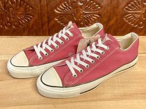 ★☆90s!USA!!希少レア!converse ALL STAR ラズベリー ox 8.5 27cm コンバース オールスター 紫 ピンク ビンテージ 245☆★