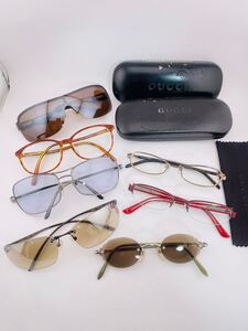 QQA82 GUCCI/ BVLgari/ Police/ Sonia Rykiel / J Press メガネ　サングラス　まとめ　ビンテージ　日本/イタリア製　 アイウェア