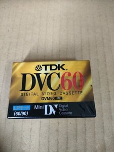 未開封品 ミニDVカセット 60分 mini DVM60TME/TDK Corporation/LPモード/ビデオカメラ用記録メディア/ダビング/テープ/日本製/G327454