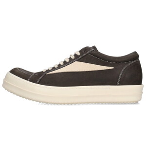 リックオウエンス VINTAGE SNEAKS サイズ:41 レザーヴィンテージローカットスニーカー 中古 SB01