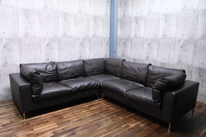 AKK128 極美品 Cassina ixc カッシーナ イクスシー BOX sofa ボックス ソファ 総革 ユニットソファ コーナーソファ ピエロ・リッソーニ