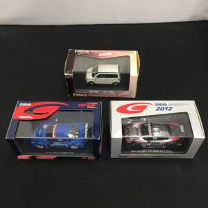 現状品 EBBRO ミニカー 3台セット CALSONIC IMPUL GT-R SUPER GT500、S Road REITO MOLA GT-R SGT500 2012、Honda That