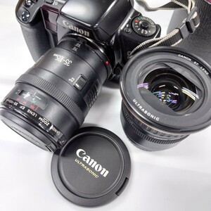 I2589 カメラ レンズ Canon EOS 10QD ULTRASONIC 20-35mm キャノン ウルトラソニック 中古 ジャンク品 訳あり