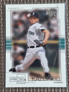 2001 Upper Deck Pros & Prospects #17 KAZUHIRO SASAKI Seattle Mariners Yokohama Taiyo Whales