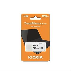 ◆送料無料 128GB USBメモリ USB3.2 Gen1 KIOXIA キオクシア TransMemory U301 キャップ式 ホワイト 海外リテール LU301W128GG4 ▼特価品▼