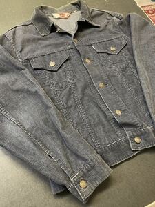 70‘s LEVI’S 三角タグ　リーバイス　ビンテージ　コーデュロイジャケット　70505 ダークネイビー　//4th 3rd ヴィンテージ　vintage 