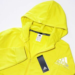 ★アディダス adidas 新品 メンズ 裏起毛 高品質 スウェット パーカー ジャケット Mサイズ [TR70FWYESL1N-M] 二 壱★QWER★