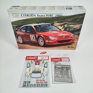 おまけ付 Heller 1/24 CITROEN Xsara WRC2001+STUDIO27 エッチングパーツ/デカール シトロエン クサラ エレール ヘラー ラリー プラモデル