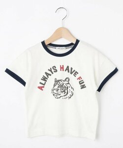 ラスト　新品 　SHOO・LA・RUE/Kids 　タイガーＴシャツ 　アイボリー 110cm