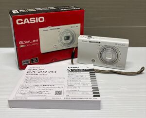 121225★CASIO/カシオ★EXILIM/エクシリム★EX-ZR70★コンパクトデジタルカメラ★ホワイト★デジカメ★f=4.5-45.0 1:3.5-6.5★ジャンク