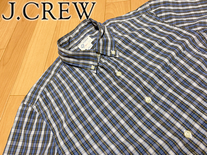 Jクルー J.CREW 半袖ボタンダウンシャツ コットン100% Sサイズ(Neck 14-14・1/2表記)