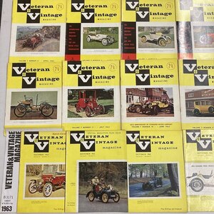 B3171　1963　12冊セット　「THE VETERAN AND VINTAGE」　ベテラン&ヴィンテージ 英国旧車雑誌 英国車 旧車　ビンテージ　クラシックカー