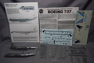 ■稀少1/144　ボーイングT-43A機上航法訓練機デカール2種(DRAW製)+エアフィックスB737-200キット【検】BOEING U.S.AIRFORCE