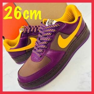 ★送料無料★【新品】26cm Nike Air Force 1 Insideout Low ナイキ エアフォース1 ロー インサイドアウト バイソン ヴィンテージ パープル