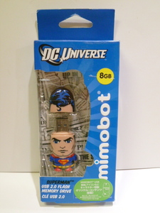 ■ 未使用 mimobot スーパーマン USBメモリー 8GB/廃盤品/DC UNIVERSE/SUPERMAN/ミモボット/mimoco ■　