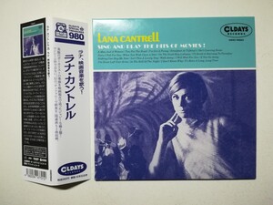 【帯付紙ジャケCD】Lana Cantrell - Sing and Play the Hits of Movies 2021年(1961~67年音源) 日本盤 オーストラリア/US女性ヴォーカル