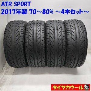 ◆本州・四国は送料無料◆ ＜希少！ ノーマル 4本＞ 195/45R16 ATR SPORT 2017年製 70～80% Bb マーチ フィット