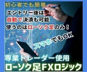 【定価39,000】ローソク足のみを使ったFXロジックを教えます ローソク足FXトレーダー