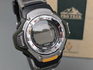 美品 CASIO カシオ PROTREK プロトレック PRT-41SJ トリプルセンサー 元箱付 デジタル メンズ 腕時計 RM-810KT/000