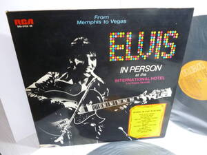 ■2枚組LP/2LP/プレスリー・イン・パースン/Elvis Presley/From Memphis To Vegas /ELVIS IN PERSON /RCA(SRA-5165～66)■