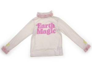 アースマジック EARTHMAGIC Tシャツ・カットソー 130サイズ 女の子 子供服 ベビー服 キッズ