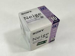 SONY MD ミニディスク 80分 10PACK Neige ネージュ