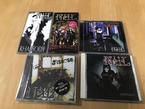 Neil CLOUD SCREEN OF MIND 旋律の爪痕 MISERY Disease DEEP ETERNAL 初回サイン入り RHAPSODY CD 5枚セット V系 ビジュアル系 ネイル