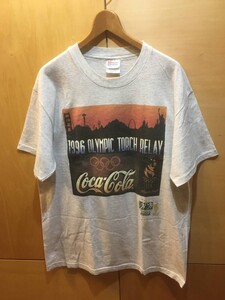 古着 アトランタ オリンピック Tシャツ トーチリレー コカコーラ 90s ビンテージ L