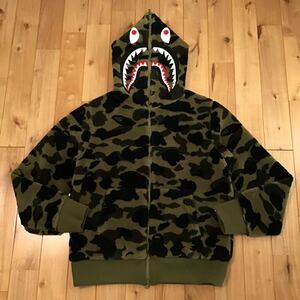 ボア シャーク パーカー Mサイズ BOA shark full zip hoodie a bathing ape BAPE camo エイプ ベイプ アベイシングエイプ 迷彩 m23935