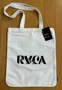 タグ付き 新品未使用品 RVCA ルーカ TOTE ロゴ トートバッグ エコバッグ　男女兼用　特価