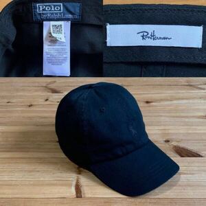 レア Polo Ralph Lauren Ron Herman Black Collection Chino Cap ポロ ラルフローレン ロンハーマン 別注 オール ブラック チノ キャップ