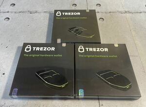 20241109-52 未開封　TREZOR ハードウェアウォレット　3個セット　Made in EU 白色　White トレザー