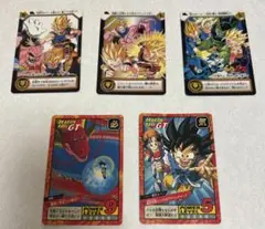 ドラゴンボール カードダス 5枚セット スーパーバトル GT