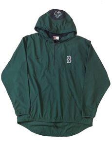 NIKE ナイキ TEAM BOSTON RED SOX ボストン レッドソックス アノラックジャケット プルオーバー ナイロン ジャケット グリーン メンズ XL