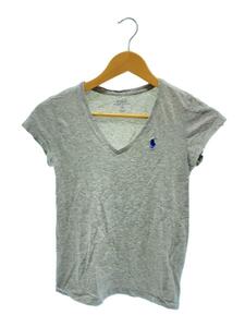 POLO RALPH LAUREN◆Tシャツ/XS/コットン/GRY/グレー/半袖/トップス/