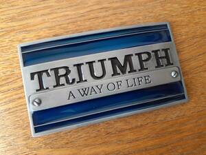 トライアンフ　バックル　ベルト　TRIUMPH